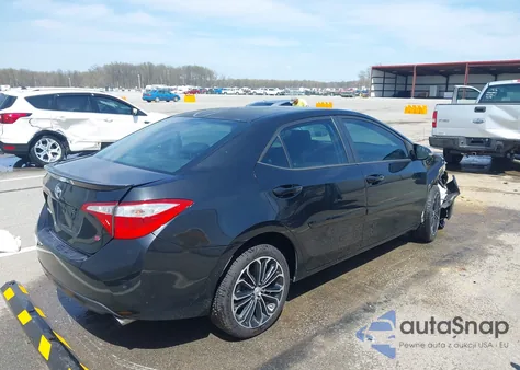 2015 Toyota Corolla S Plus from USA, damaged, VIN 5YFBURHE5FP262435